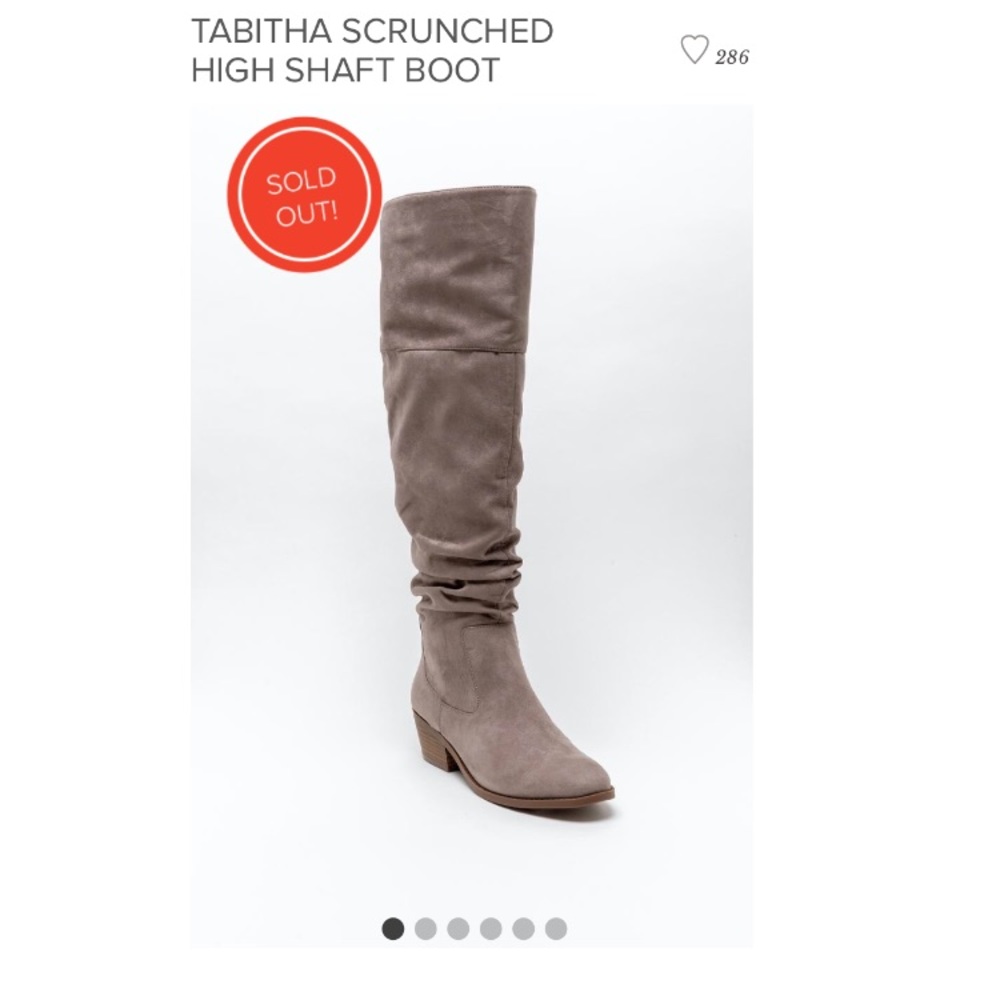 Francesca’s | Tabitha Scrunched High Shaft Boots😍